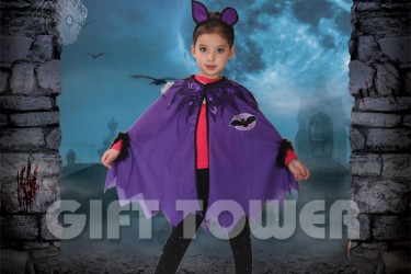 S-0030     Lovely Purple Bat Girl