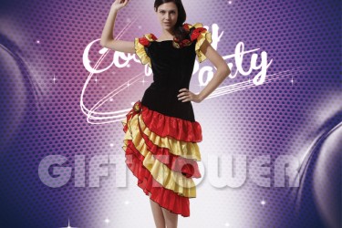 W-0009     Pretty Flamenco Dancer
