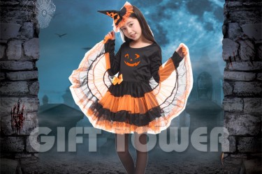 G-0188     Pretty Halloween Witch Girl