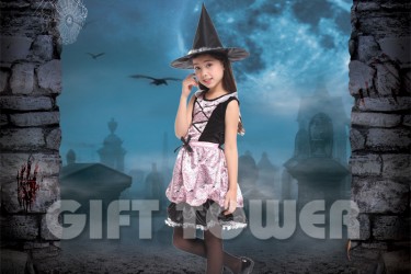 G-0210     Lovely Spider Witch – Rosa