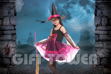 G-0195A     Lovely Organza Witch – Pink