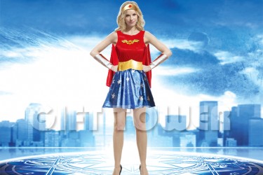 W-0075     Pretty Amazed Woman Hero W-0075     Pretty Amazed Woman Hero