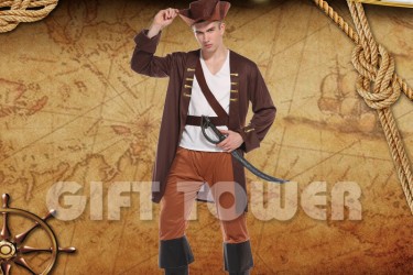 M-0128     Brown Pirate M-0128     Brown Pirate