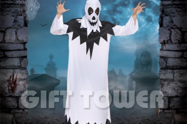 M-0129     Hooded Robe Ghost M-0129     Hooded Robe Ghost